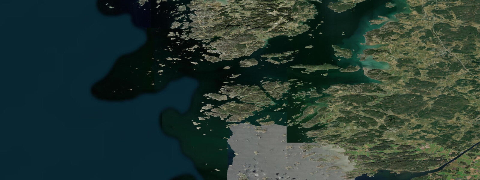 Satellite view of the coast near Marstrand, Västra Götaland