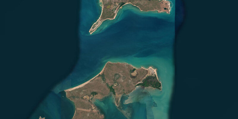 Satellite view of the coast near North Goulburn Island