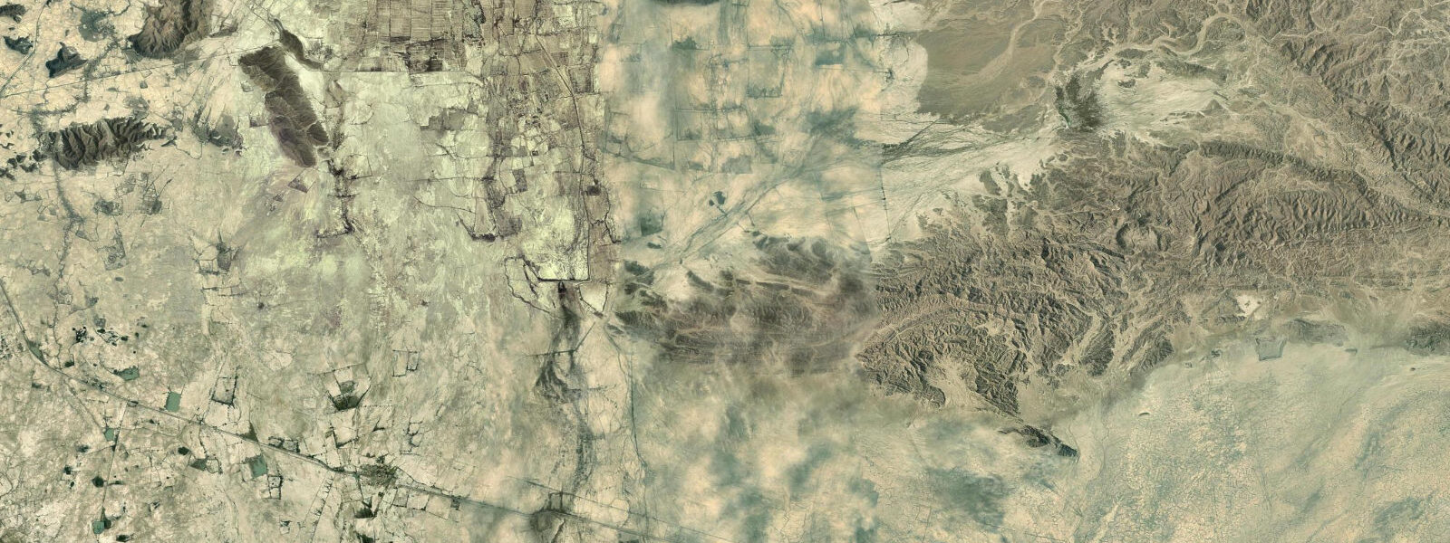 Satellite view of the coast near Pasabandar
