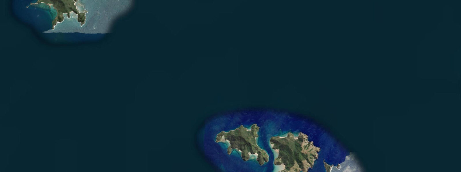 Satellite view of the coast near Saint Bees Island