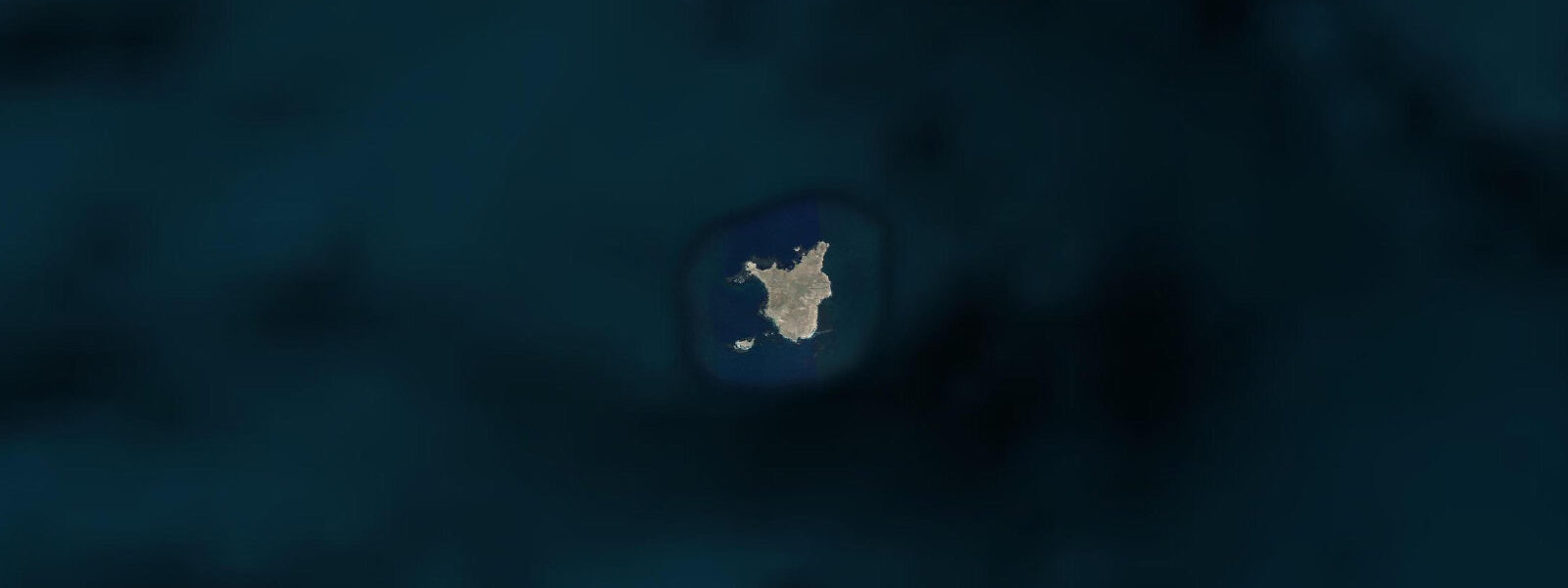 Satellite view of the coast near Santa Barbara Island