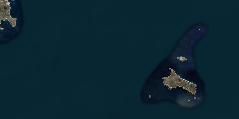 Satellite view of the coast near Wedge Island