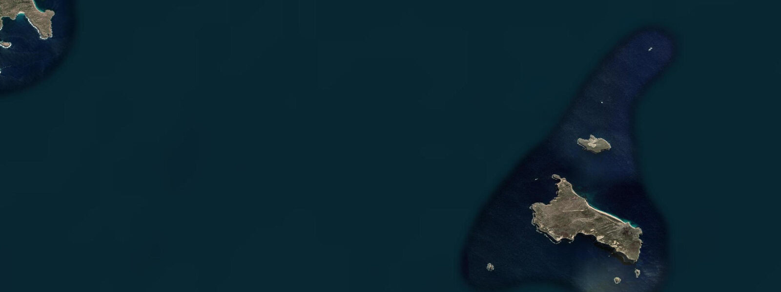 Satellite view of the coast near Wedge Island